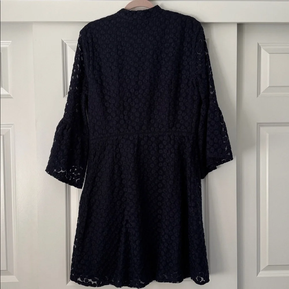 Banana Republic Textured Navy Dress Size: 12 NWOT - Picture 6 of 6